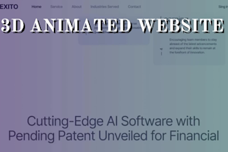 3d animated website 3d animated crypto website crypto landing page crypto websit