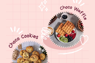 creat printable and digital menu design