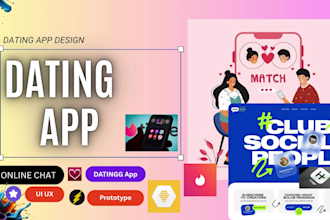 build dating app like tinder bumble hinge online dating app food app development