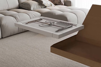 create video 3d tutorial assembling furniture on interior