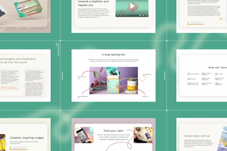 design and develop a professional landing page in webflow