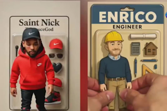 convert your photo into a custom 3d action figure