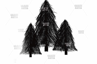 illustrate black and white chapter openers for your book