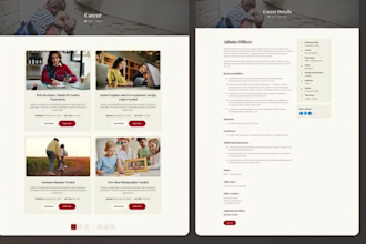 design a non profit website for non profit, ngo, charity, nonprofit and donation