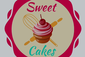 design a modern food logo or flyer or menu design