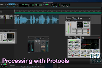 edit mix your audio or video project using protools and final cut pro macosx