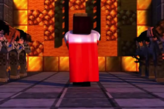 create 3d minecraft animation for youtube video, tiktok short