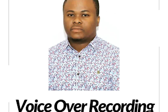record a professional voice over for african and european accents