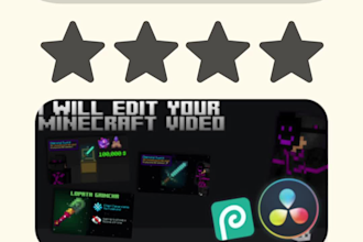 edit your minecraft video