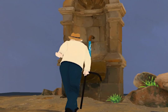 create a stylized 3d environment or scene in blender