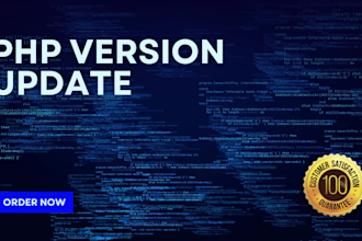 update your wordpress website PHP version and fix similar bugs
