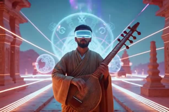 produce an ai music video or storytelling or lyric video