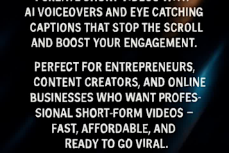 create viral short videos with captions and ai voice