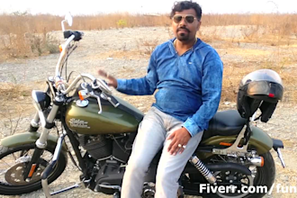 be your spokesperson sitting on harley davidson motorcycle