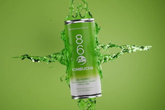do a professional 3d product mockup design, realistic rendering for packaging
