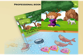 design illustration book cover, kids book cover,e book cover