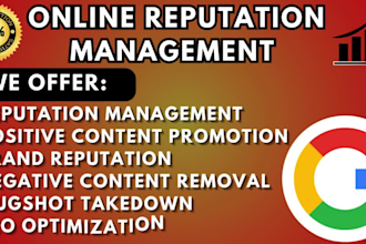 do online reputation remove negative links articles contents mugshot on google