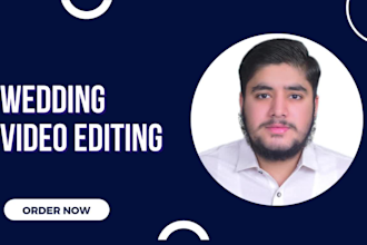 professionally edit your wedding and event videos