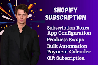 design shopify webshop subscription rechargeable box woocommerce ecommerce