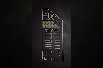 render your floor plans in photoshop