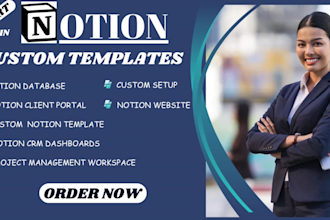 build custom notion templates, notion workspace, notion expert, notion templates