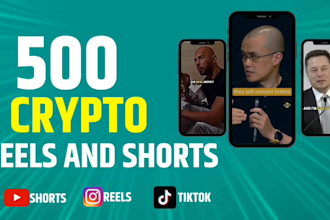 create crypto youtube shorts and instagram reels