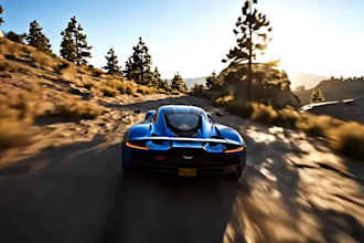create cinematic car racing videos
