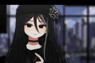 draw live2d vtuber model design 3d vtuber rigging vtuber art pngtuber giftuber