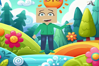 create kids animated learning videos for educational and fun