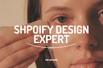 design skin care shopify store, beauty website, skin care store, cosmetics web