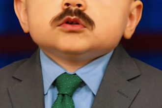 create a viral ai baby video podcast, baby talking podcast