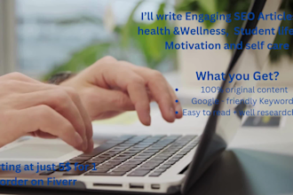 write engaging  SEO articles