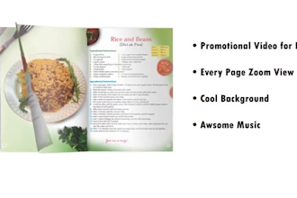 create stunning book trailer video, captivating ebook promo video, flipbook