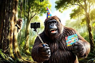 wish a happy birthday video in bigfoot