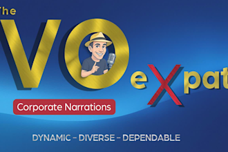 deliver a corporate narration english male voice over