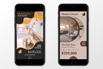 create instagram stories real estate