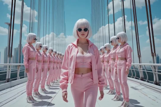 produce an ai music video