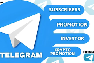 do telegram subscribers promotion crypto promotion and telegram marketing