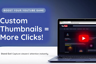 design youtube thumb nails for you