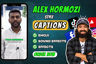 edit tiktoks, reels, and shorts fast in alex hormozi style