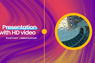 design powerpoint canva google slide presentation or into HD video