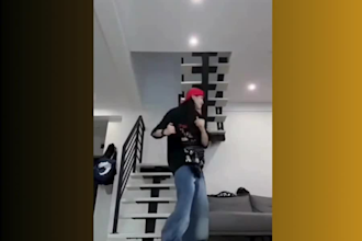 create a trending tiktok dance video to your music with a clean background