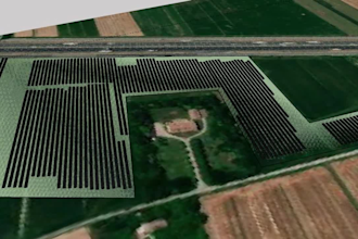 provide solar pv system design with simulations and 3d visuals