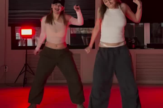 do tiktok dance video, shuffle dance, hip hop dance, afro dance to songs