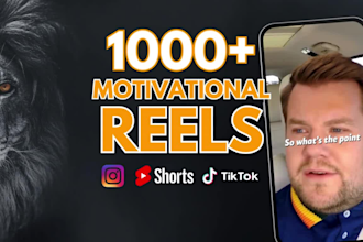 create viral motivational tiktok reels and shorts