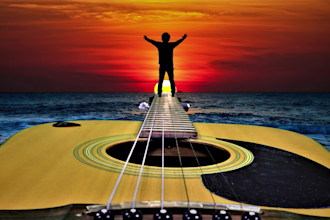 help u with your lead guitar, rhythm guitar, bass guitar, vocals, song writing