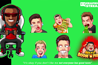 create animated kick or twitch emotes or gif animation