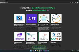 develop and design any type of  webapp as your wish