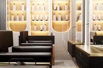 luxurious 3d interior beauty salon design,showroom,spa,makeup studio,barber shop