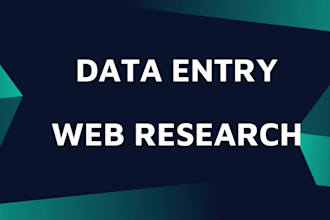 provide b2b lead generation, web research, and email list
